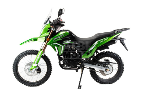Мотоцикл Motoland 250 ENDURO GL250 (172FMM-5/PR250) зеленый Мотоцикл Motoland 250 ENDURO GL250 (172FMM-5/PR250) зеленый